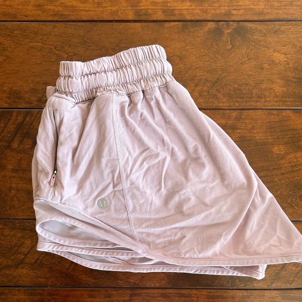 Lululemon Lavender Hotty Hot Shorts